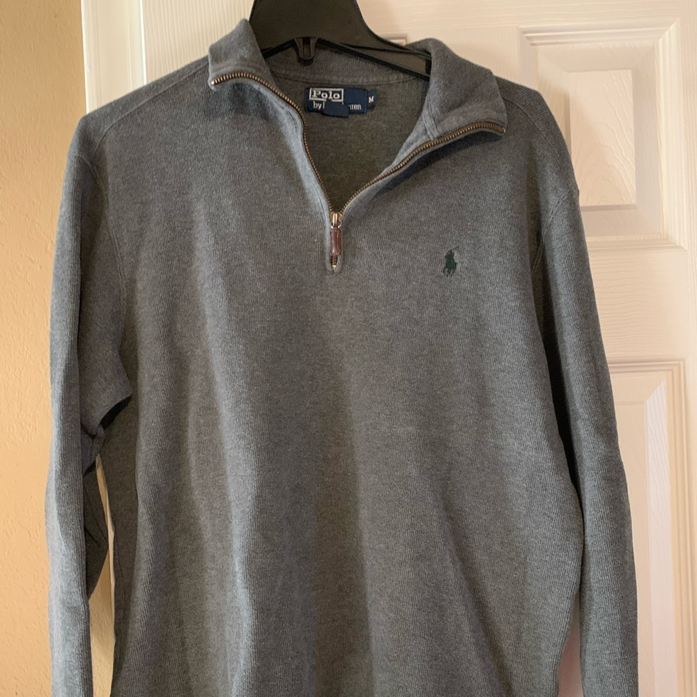 Polo Ralph Lauren Grey Pullover Half Zip